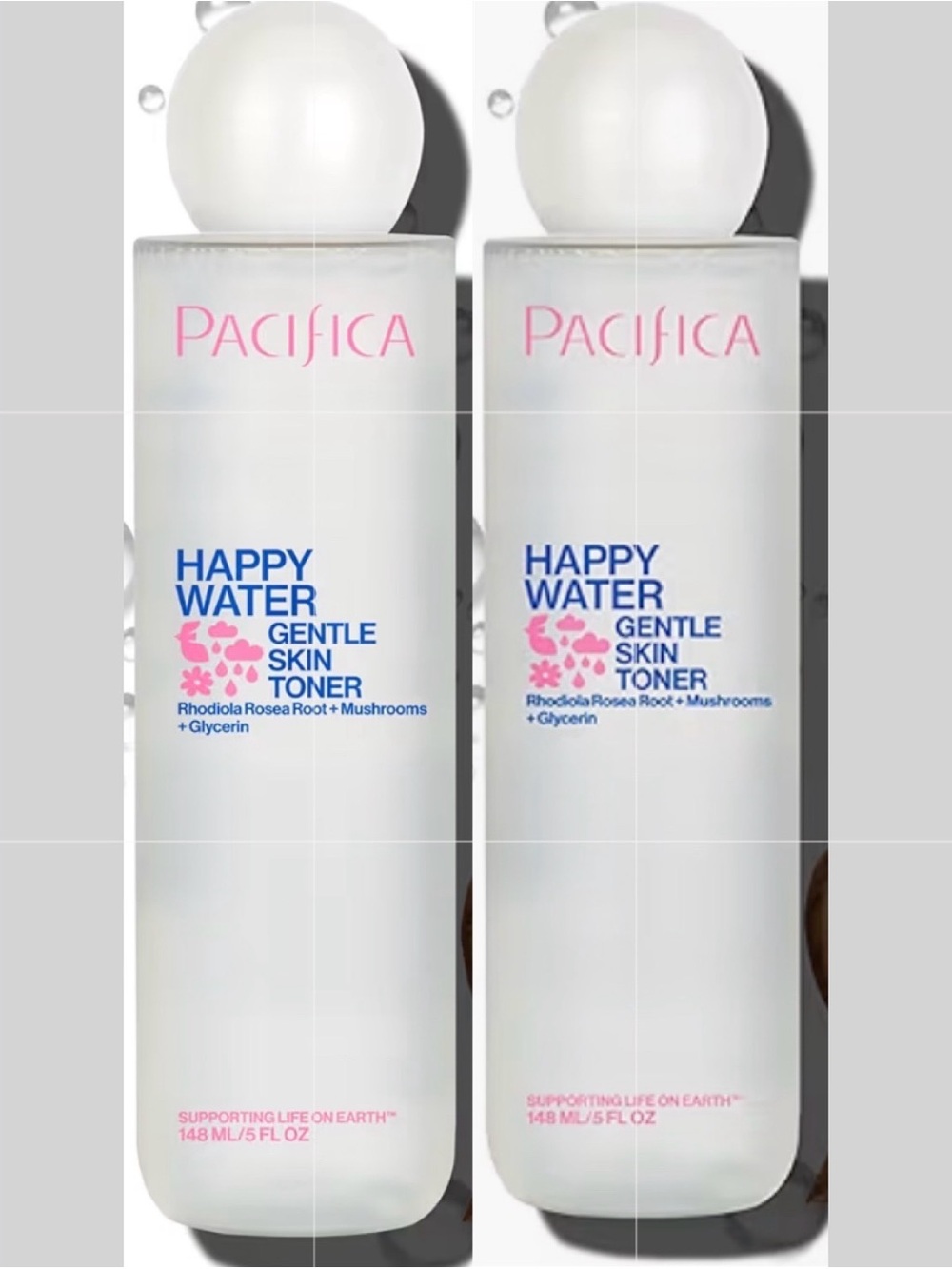 Two, Pacifica Happy Water Hydrating Facial Toner